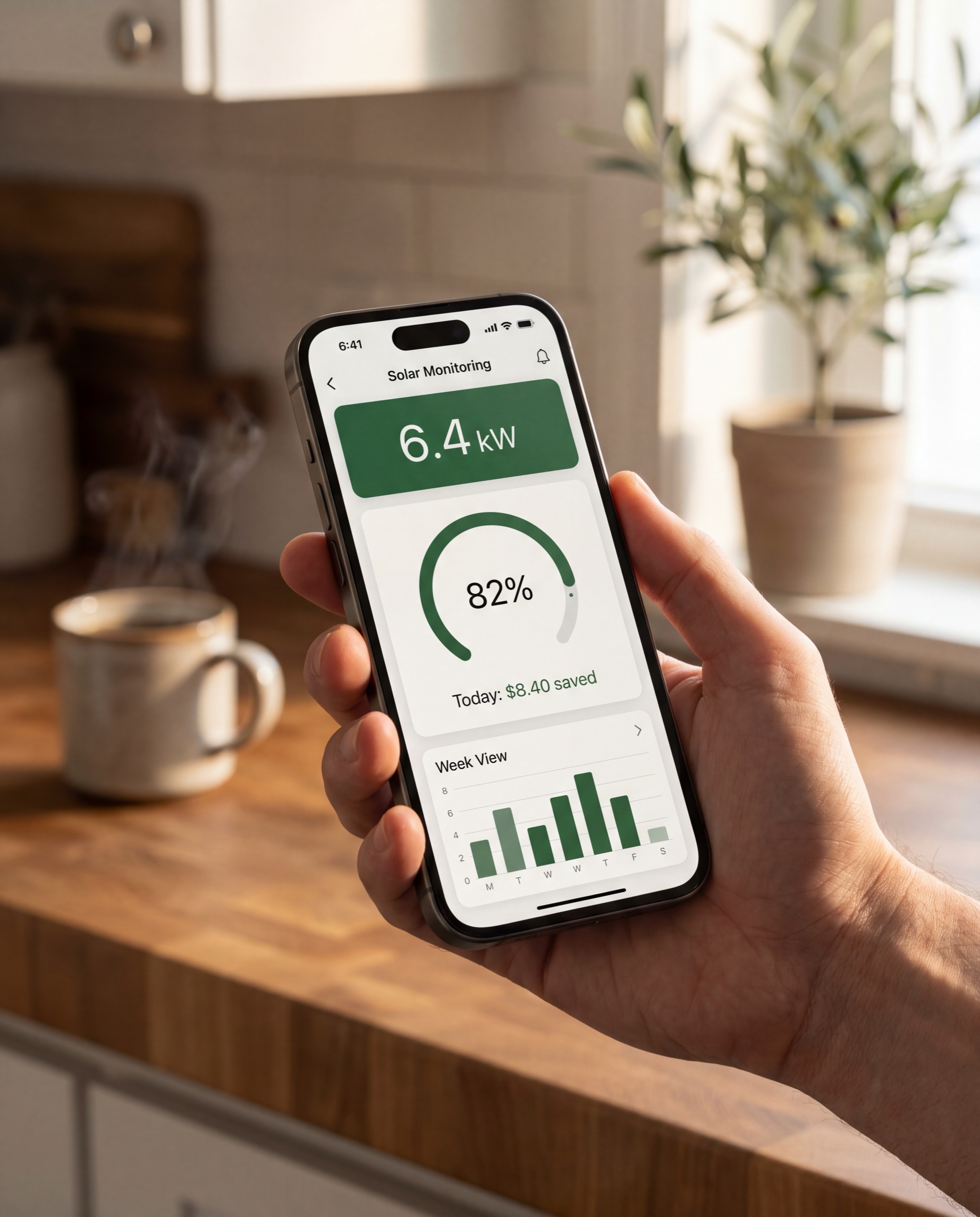 Ecobill Solar monitoring app