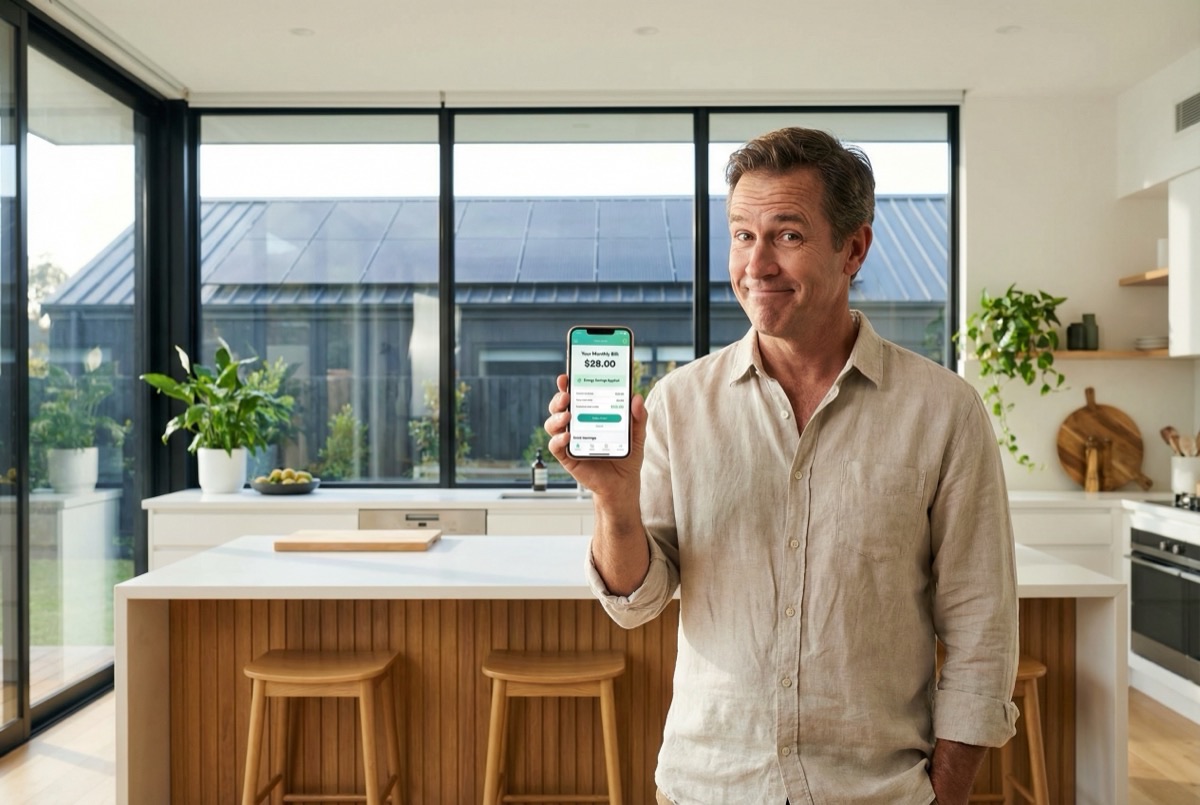 Side-by-side utility bills showing dramatic savings